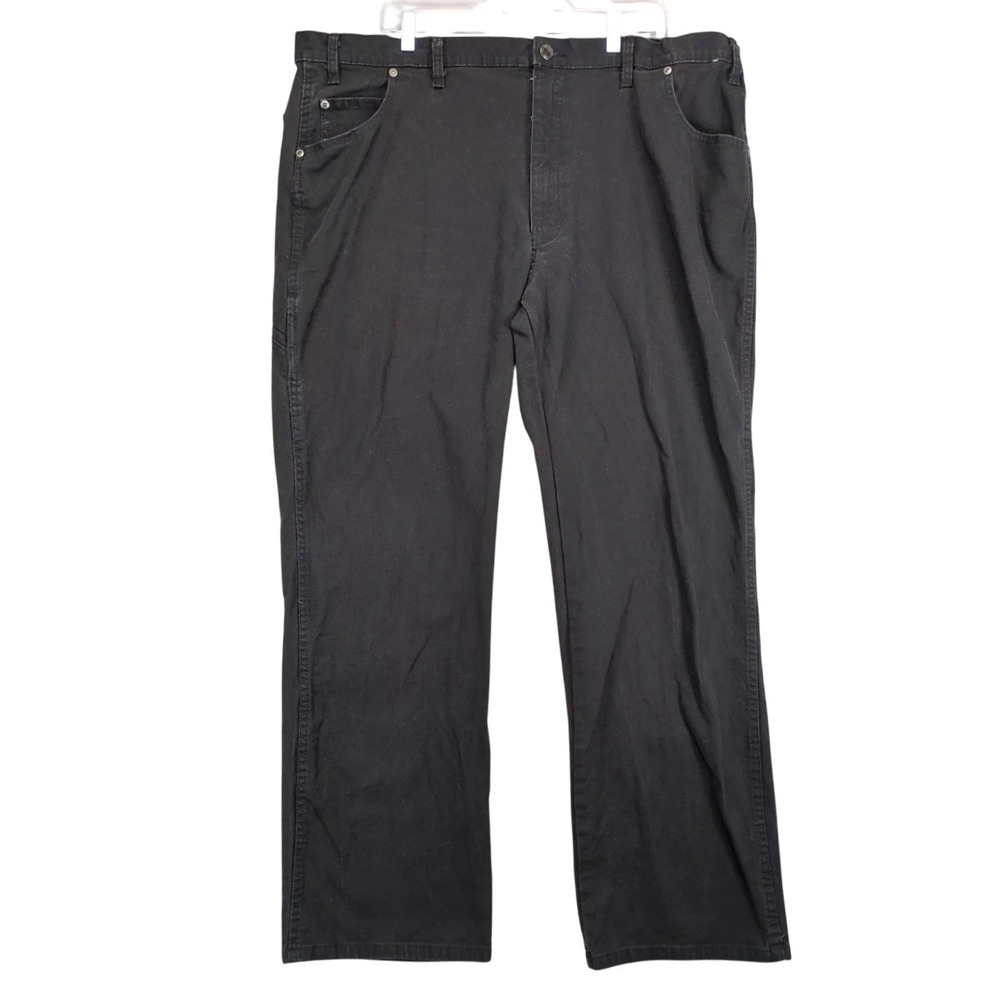 Dickies Black Workwear Jeans Mens 44x32" Wide Leg Stretch Denim Skater Grunge